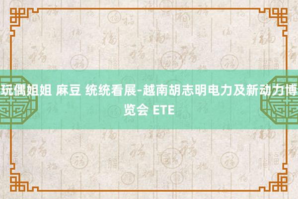 玩偶姐姐 麻豆 统统看展-越南胡志明电力及新动力博览会 ETE